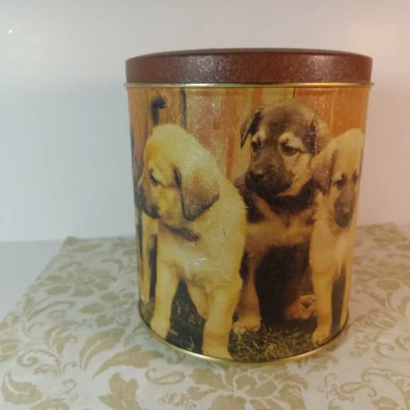 Puppy Canister Music Box Custom - Picture 1 of 7